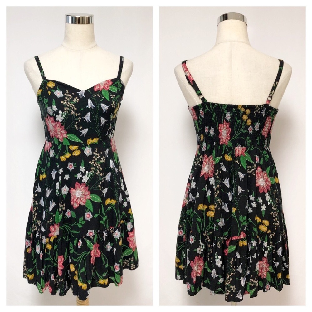 Old Navy Floral Fit & Flare Skater Dress Sz MP - Picture 3 of 9